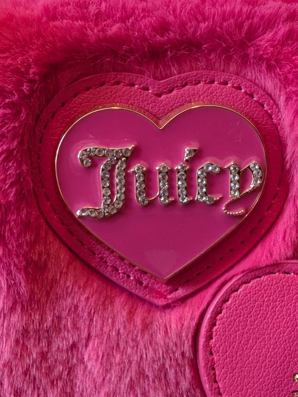 Juicy Couture Hot Pink Faux Fur Satchel - Picture 7 of 7
